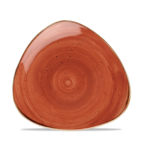 19.2cm Stonecast Spiced Orange Triangle Plate